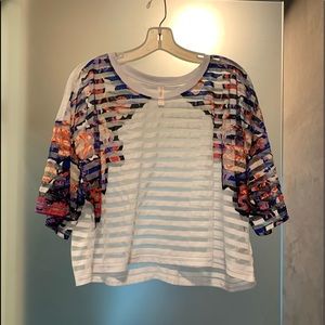 Crop Top Bathing Suit Cover Up Size XL